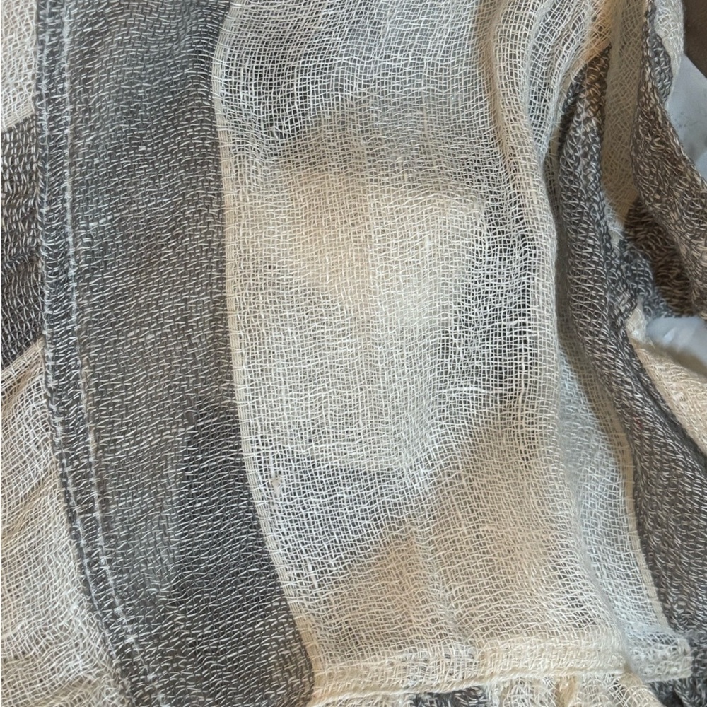 Paper Lace Lagenlook Boho 100% Linen Open Front Cardigan Duster - Picture 15 of 15